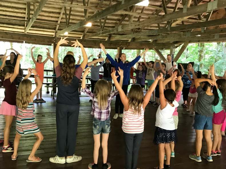Albany Girls Scouts learning Russian Folk Dance